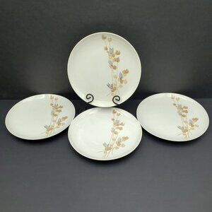 Franciscan Fan Tan Salad Plates Franciscan Whitestone Ware Small Luncheon Plates
